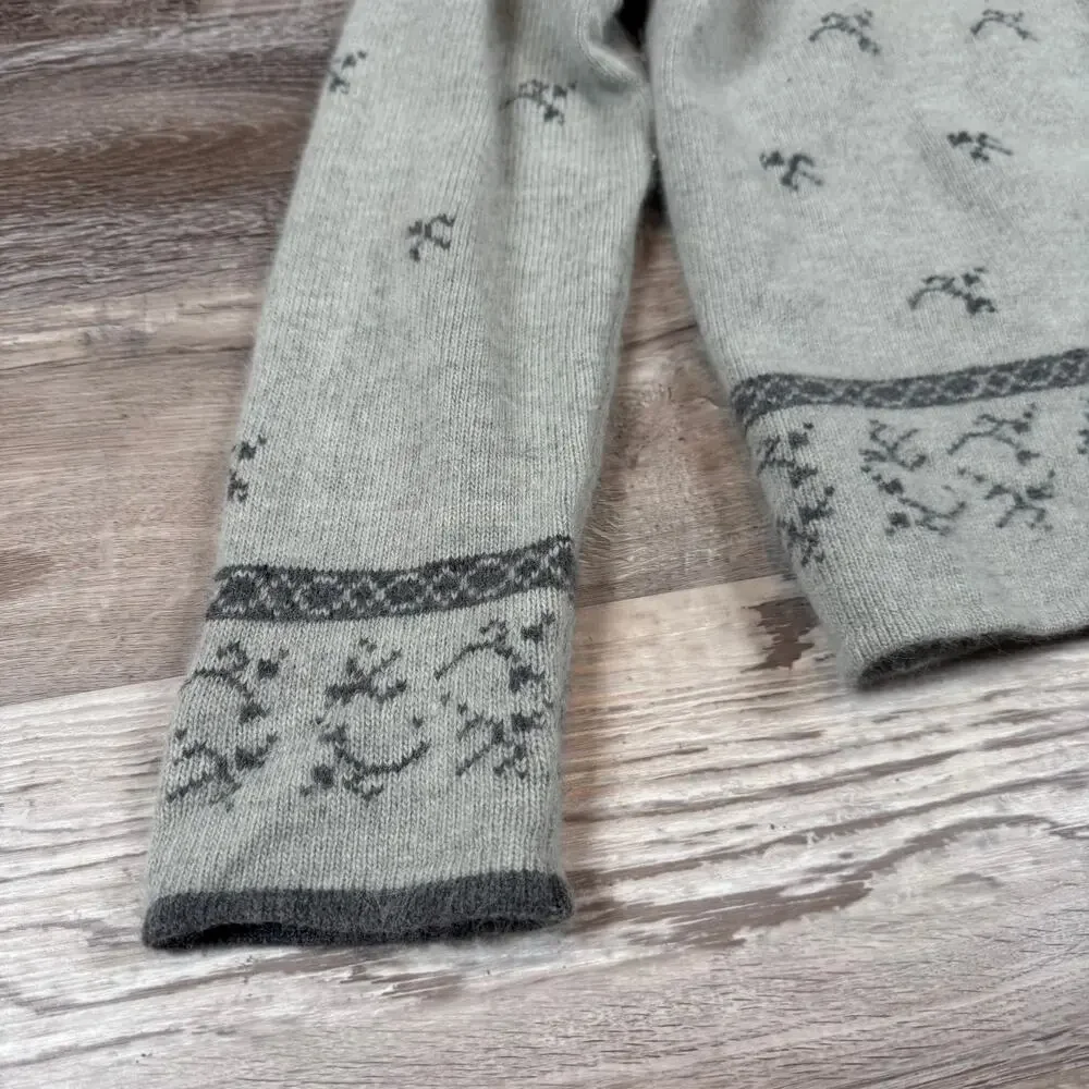 Vintage 90s Deane & White Sage Wool Rabbit Hair Cardigan Sweater Australia Large